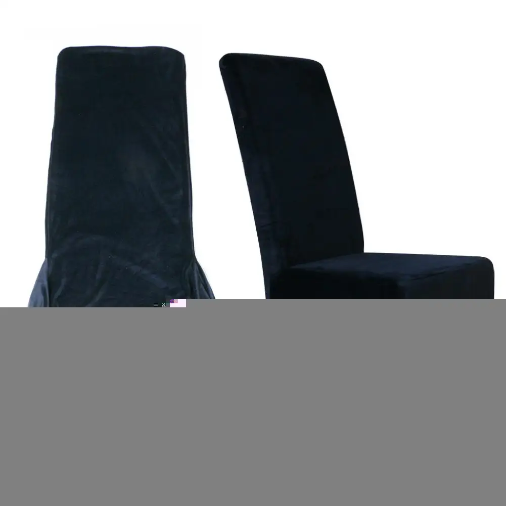 Чехлы на кресла стрейч бархат обеденный стул Slipcovers спандекс плюшевые эластичные чехлы на стул кухонный чехол для ресторана столовой