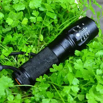 

Super Bright T6 LED Flashlight 5 Modes Torch Light Rechargeable Outdoor Zoomable Flashlight Flashlight Headlight