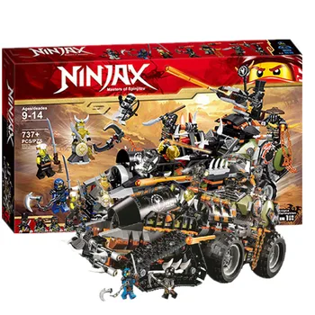 

New 2020 Compatible with lepinblock Ninjago Dragon Warriors Vehicle Building Sets for Kids Blocks Children Model Educational Toy