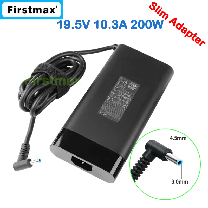 

19.5V 10.3A 200W Laptop Power Supply for HP Victus Gaming charger 15-fa 15-fb 15-fa0000 15-fb0000 TPN-CA03 TPN-DA10 AC Adapter