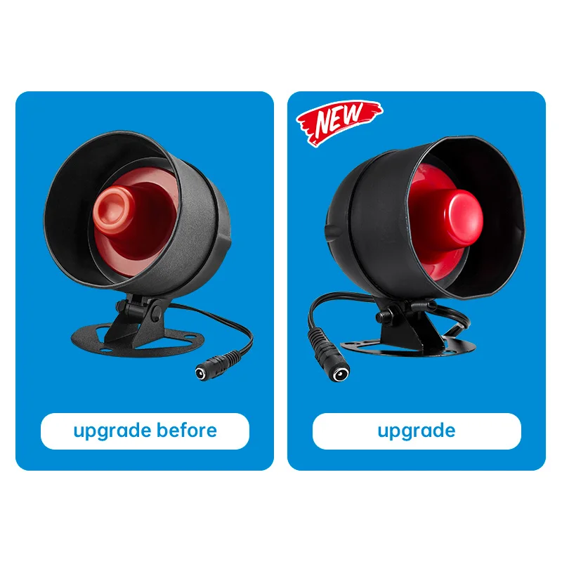 Wireless Security Alarm System KERUI Local Speaker Horn Infrared Motion Detector Siren Kit