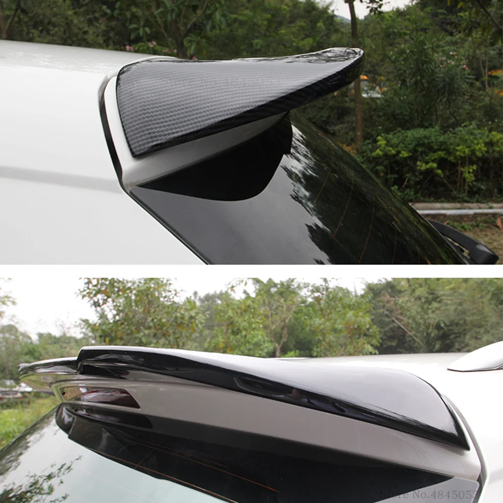 Fit For Skoda Kodiaq to Carbon Fiber Rear Spoiler Car External White Black Spoiler Trunk Boot Tail Wing Car Styling