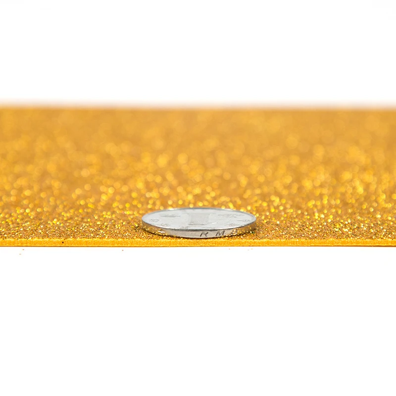 A4 10pcs Foamiran Glitter Foam Paper DIY Kraft Sponge Paper Gold Powder Glitter Handmade Paper Crafts Wedding Party Supplies