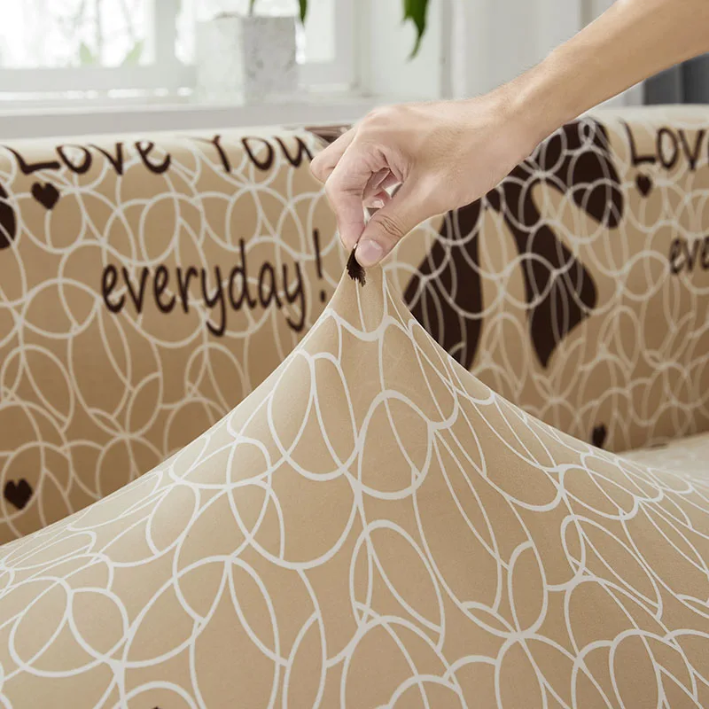 Stretch Sofa Covers Sectional Elastic Sofa Cover for Living Room Couch Cover Slipcovers Single/Two/Three/Four Seat 0039