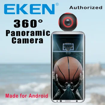 

Newest Arrival 360 Camera VR Camera 1920*960 Ultra HD Mini Panorama 360 Degree video Cam For Andriod Smartphone