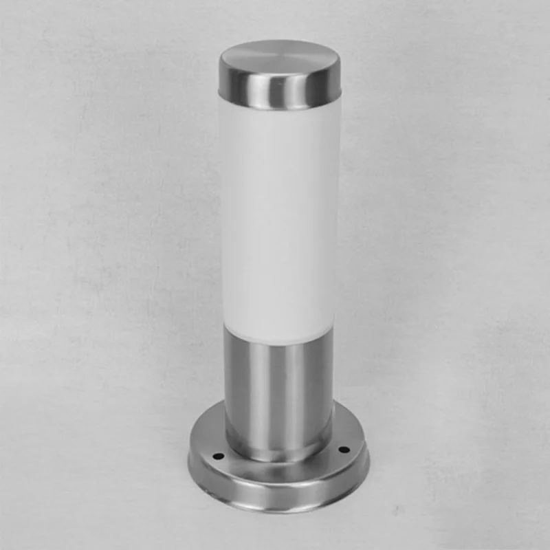 

Modern Outdoor Waterproof Stainless Steel Pillar Lights Villa Door Fence Garden Post Lamp Awn Courtyard Pillar Lantern Fixture