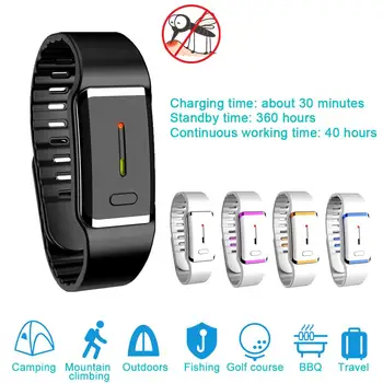 

Anti Mosquito Killer Repellent Bracelet For Kids Electronic Insect Repeller Wrist Band Ultrasonic Mosquito For Children Adults