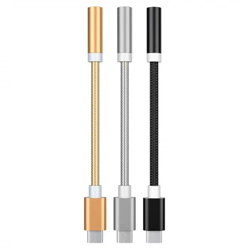 

Type-C 3.5 Jack Earphone Cable Type C to 3.5mm AUX Headphones Adapter For Huawei Mate 10 P20 pro For Xiaomi Mi 6 8 6X Mix 2s Le