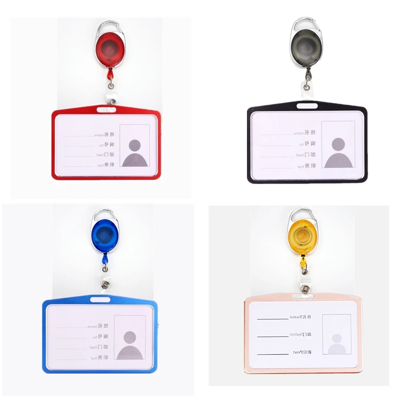 De los empleados funda para tarjeta de identificación a los estudiantes Oficina insignia de personal nombre del titular de la etiqueta a los trabajadores médicos tarjeta de trabajo suministros titular