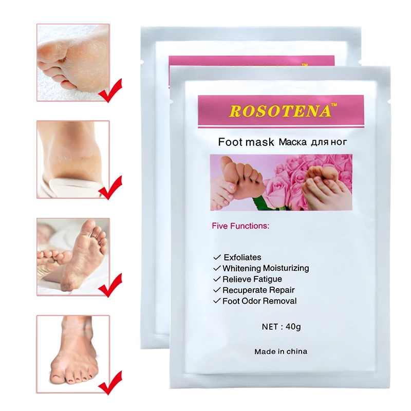 Sumifun 2 шт. отшелушивающая маска для ног педикюрные носки отшелушивающая маска для ног удаляет омертвевшую кожу каблуки для ног отшелушивающие маски C1640