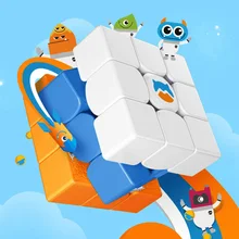 Cube magique GAN Monster Go MG3 pour enfants, Version professionnelle, 3x3x3, vitesse, Cube éducatif, Puzzle, jouets, cadeau, meilleure vente