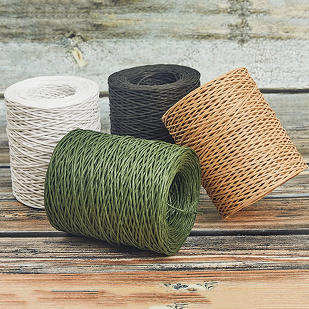 200m Natural Vintage Burlap Jute Ribbons Christmas Party Handwork Gift Wrapping DIY White Ribbon Home Wedding Decorative | Дом и сад