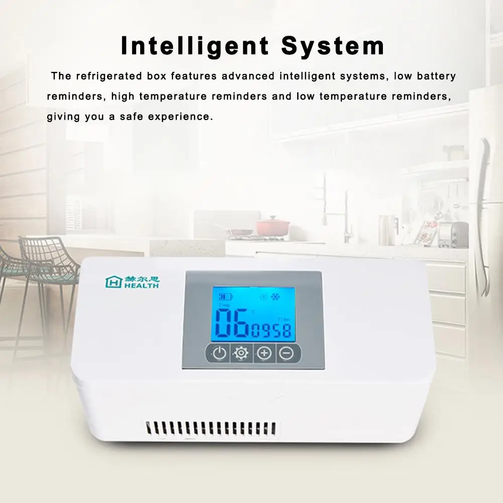 

New Portable Insulin Storage Cooler Bag Diabetic Insulin Cooler Box Rechargeable Fridge Mini Refrigerator Ice Box Travel Bag