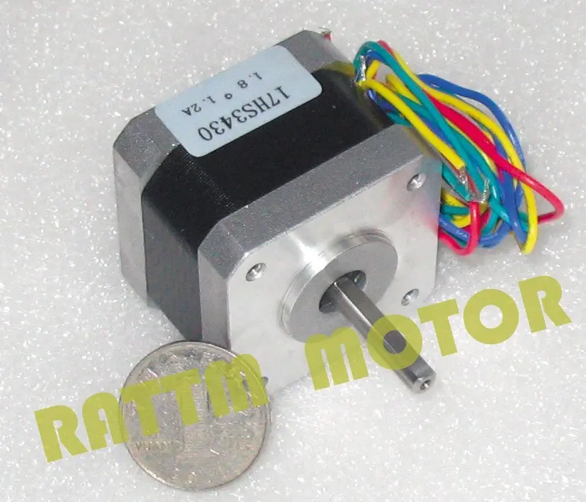 Новые продукты! 10 шт. NEMA17 34 мм/38Oz-in CNC шаговый двигатель/1.2A для 3D принтера/фрезерный станок с ЧПУ/робот
