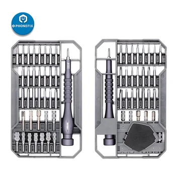 

JAKEMY JM-8173 Precision Screwdriver Set Multi-layer Classic Black Magnetic Screwdriver for iPhone Repair Electronics Tool Kit