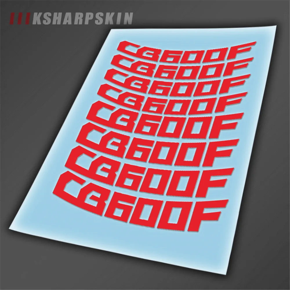 High quality tire decoration stickers motorcycle waterproof wheel stickers reflective stripe stickers for Honda CB600F CB 600F