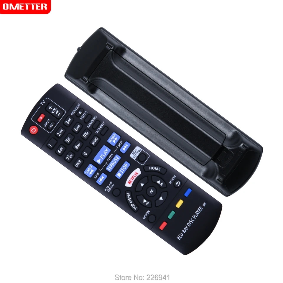 N2QAYB001147 Reemplazo De Control Remoto Compatible Con Panasonic 4K Blu-Ray Disc Player DP-UB820 DP-UB820-K DMP-UB300 P-UB820EB-K DP-UB9000 DMP-UB310 DMP-UB314 DMP-UB314 DMP-UB333 90 DMP. -UB400