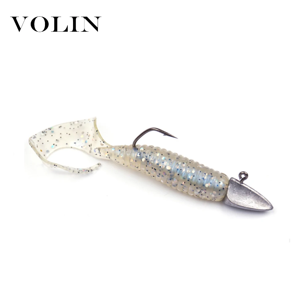 Новые рыболовные крючки VOLIN 5 шт. 3. Искусственная кожа/7 г/10 г/14 г свинцовая