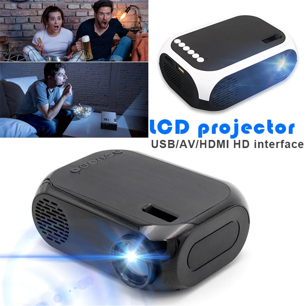 Лидер продаж 2019 товаров 1080P домашний кинотеатр USB HDMI AV SD Мини Портативный HD