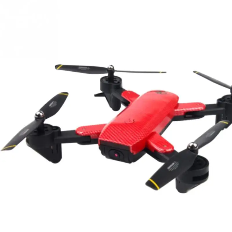 Red S169 Радиоуправляемый Дрон wifi 360 градусов прокатки широкоугольный двойной камеры оптический поток складной - Цвет: Red