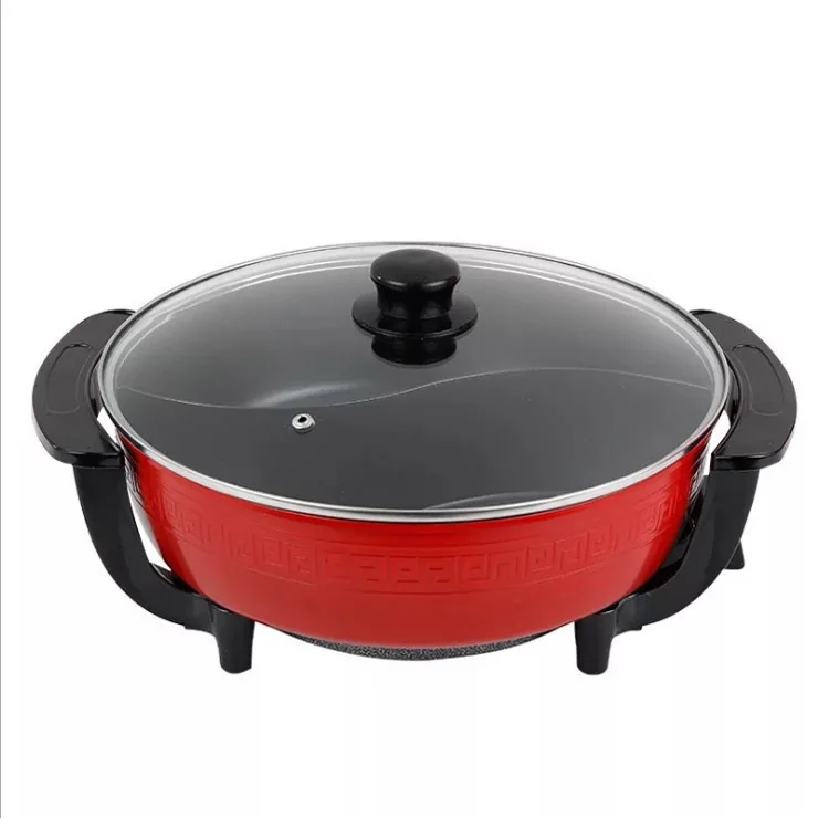 

Manufacturers Direct Selling DHS Two-flavor Hot Pot Korean Style Multi-functional Electric Hot Pot One-piece Non-stick Pot House