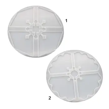 

Irregular Coaster Crystal Epoxy Mold Mirror Resin Silicone Molds DIY Handmade Cup Mat Accessories