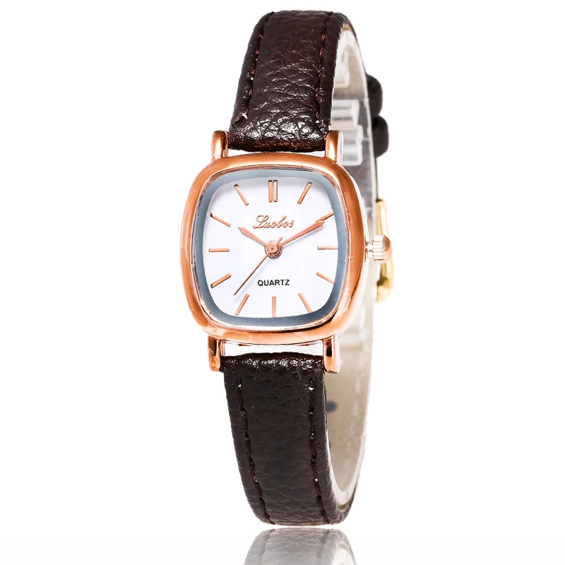 Women Watches Female Small Dial Fashion Casual Quartz Watches for Ladies Leather Band