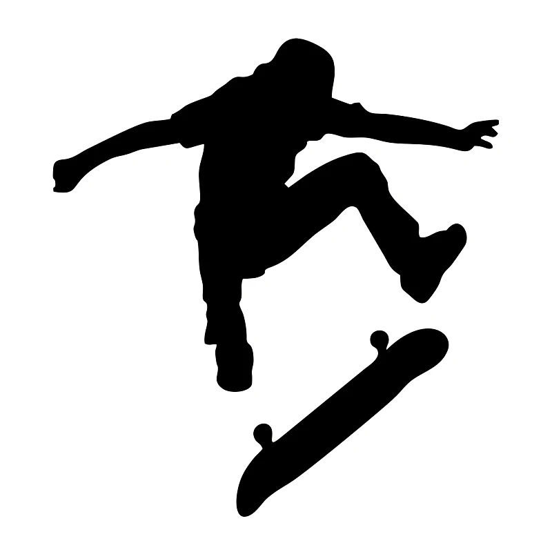 

40599# Die-Cut Vinyl Decal Skateboard Car Sticker Waterproof Auto Decors on Car Body Bumper Rear Window