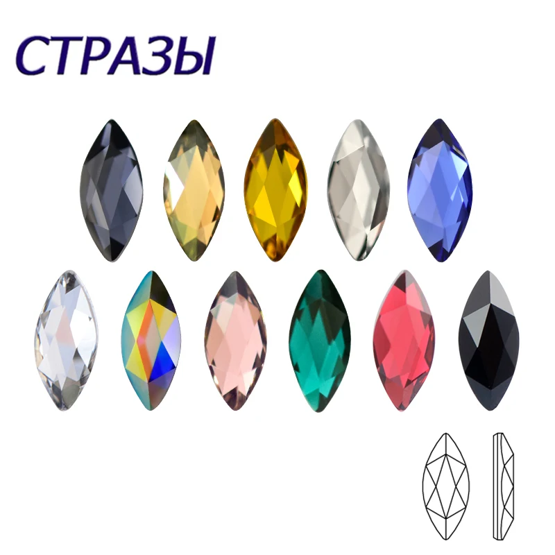 Jewelry-Accessories Decoration Charms Glass Stones Nail Rhinestones-Crystals Manicure