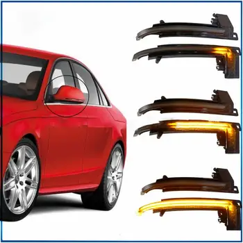 

2pcs Signal Lamp Dynamic Blinker Mirror Light For A3 8P A4 A5 B8 Q3 A6 C6 4F S6 LED Turn Signal Car Lights