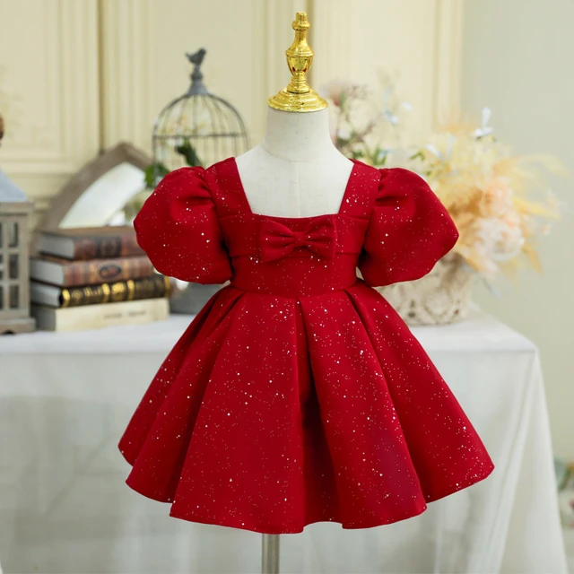 Robes ceremonie mariage princesse pour Petite Fille