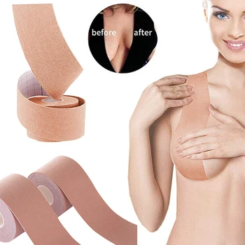 

New Hot Selling Body Invisible Bra Women Nipple Cover Diy Breast Lift Tape Push Up Sticky Bra Lift Up Boob Tape Sujetador Mujer