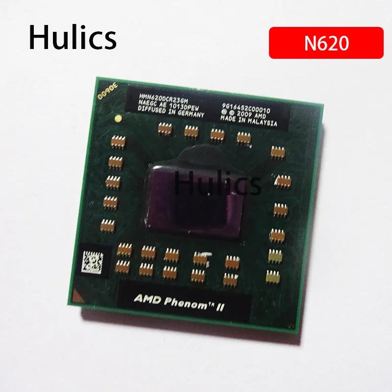 

Hulics Used AMD Phenom II Dual-Core Mobile N620 2.8 GHz Dual-Thread 2009 CPU Processor HMN620DCR23GM Socket S1