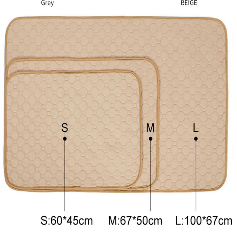 

Pet Isolation Urine Absorption Pad Absorbent Diaper Sleeping Pet Training Mat Two Colors Three Sizes 2019 New Products