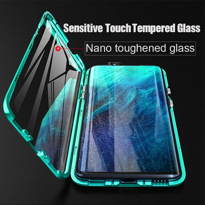 Magnetic-Adsorption-Case-for-OPPO-Realme-X2-Pro-XT-ACE-K5-730G-Double-Sided-Tempered-Glass (2)