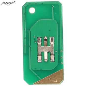 Keyforkess 3 pulsanti 433MHZ 4D60/ 4D63 Chip Car Remote Flip Key per Ford Fusion Focus Mondeo Fiesta Galaxy HU101/FO21 chiavi automatiche - Jingyuqin 3 pulsanti 433MHZ 4D60 4D63 Chip Car Remote Flip Key per Ford Fusion Focus