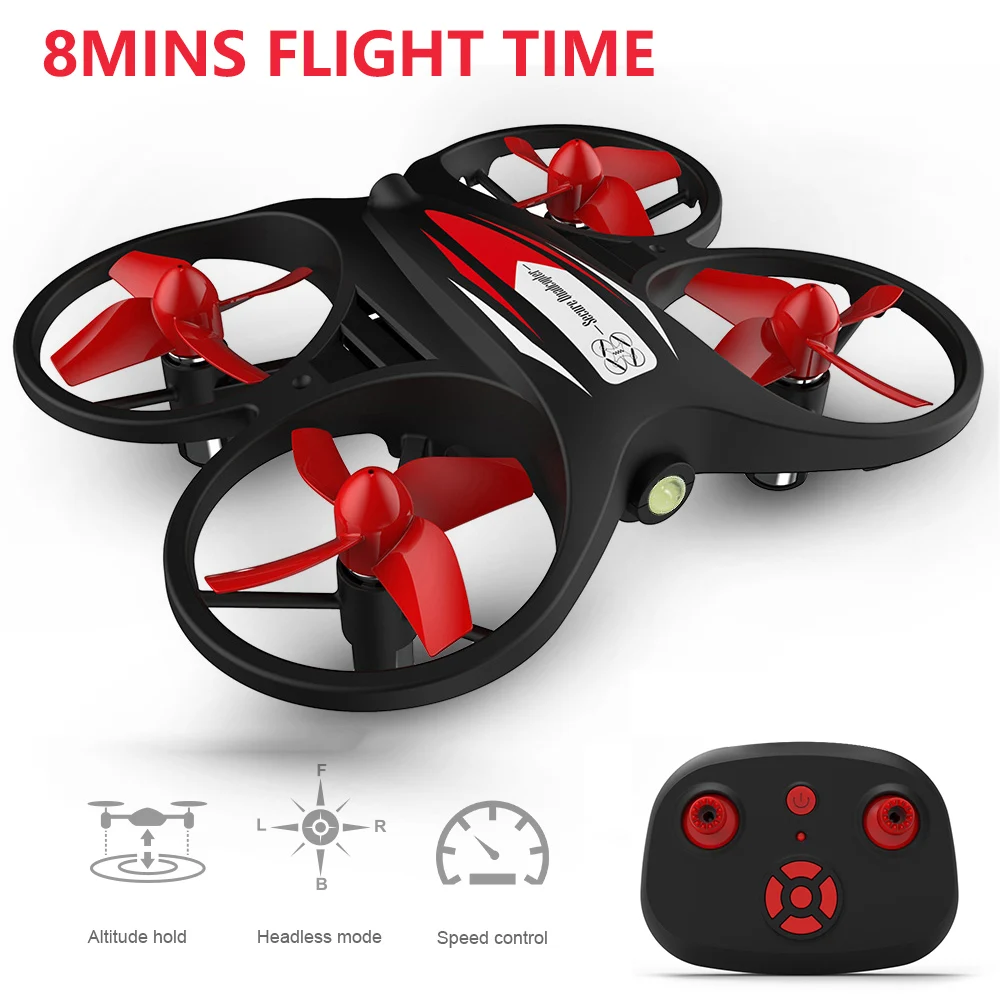 

KF608 RC Quadcopter for Kids 8mins Flight Time Altitude Hold Headless Mode 2.4G Mini RC Drone Helicopter RTF Toys VS E016H H49