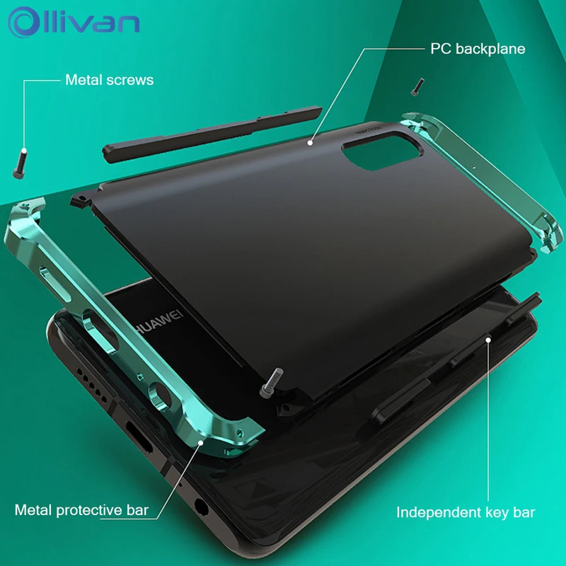 

Metal Frame Case For XiaoMi RedMi Note 7 6 5 Pro 8 Luxury Aluminum + PC Heavy Duty Case Cover XioMi RedMi Note 7 ShockProof Case