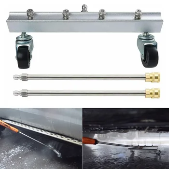 

13inch Universal 1500-4000 PSI Pressure Washer 2 Extension Wand Undercarriage Cleaner Under Car Vehicle Boat Body Chassis