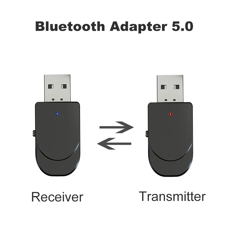 Bluetooth 5,0 передатчик приемник Мини AUX стерео адаптер для автомобиля Музыка ТВ DQ-капля