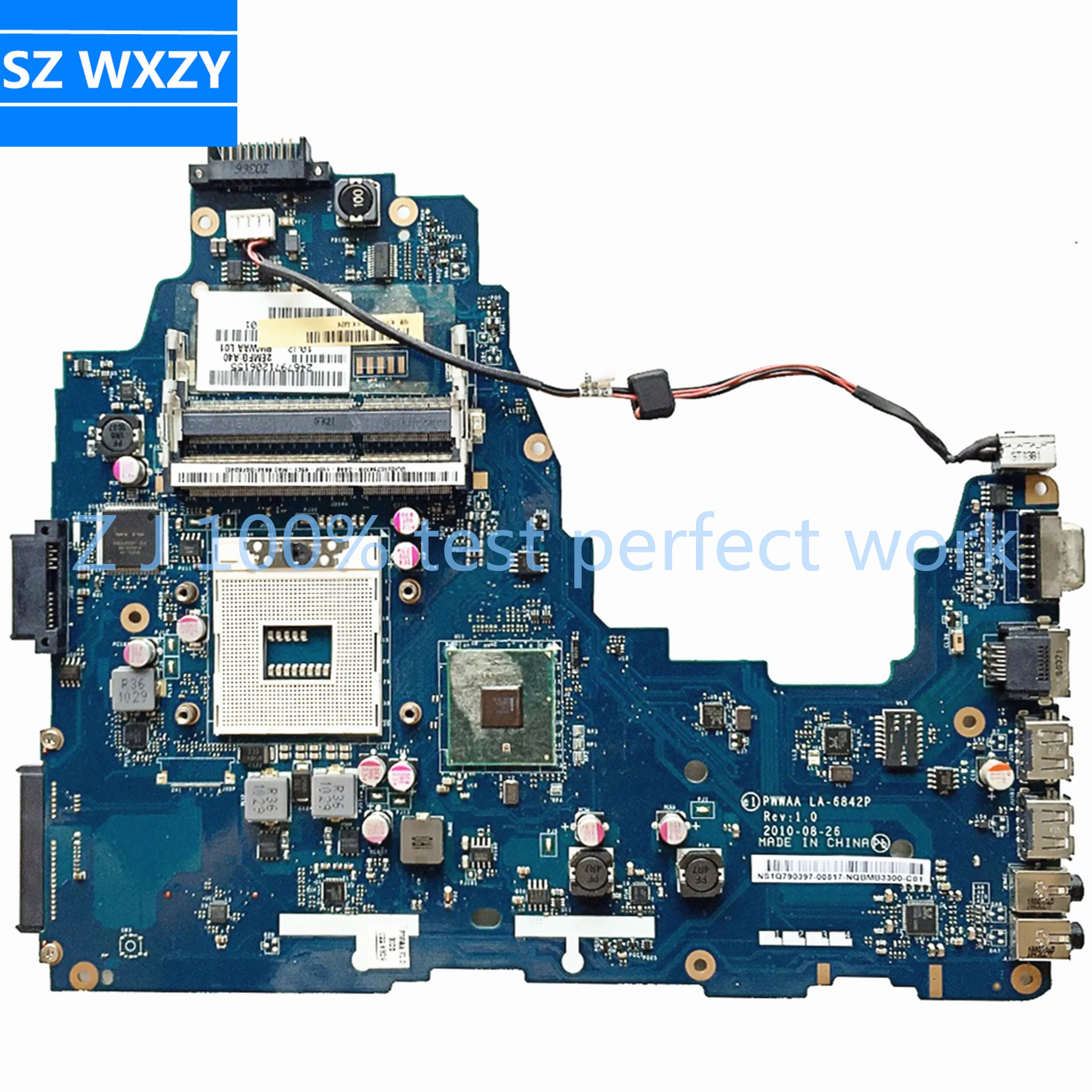 For Toshiba C660 Laptop Motherboard K000111440 Pwwaa La6842p Hm55 Ddr3