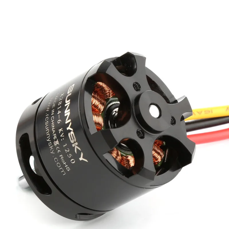 1PC Original SUNNYSKY X2814 900KV 1000KV 1100KV 1250KV External Rotor Brushless Motor for RC 3D fixed-wing Aircraft Airplanes thumbnail 6