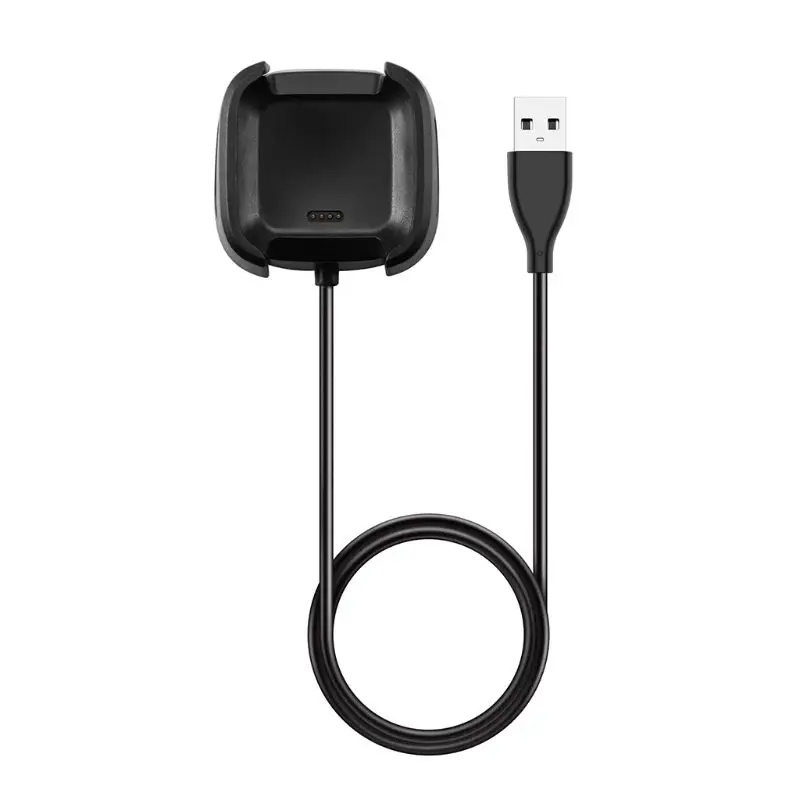 

100CM USB Charging Cable Dock Cradle Station Charger for Fitbit Versa 2 Watch X6HA