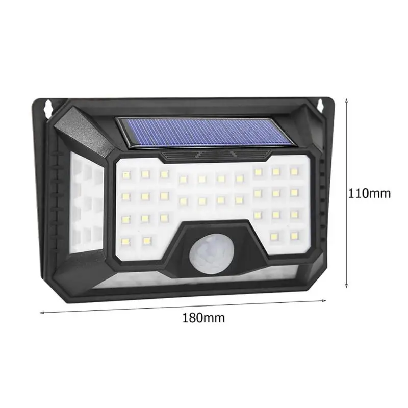 Индукционная лампа с солнечным выключателем 66LED, Индукционная лампа для человека, три режима, четыре стороны, высокоэффективный светильник, без теплового излучения