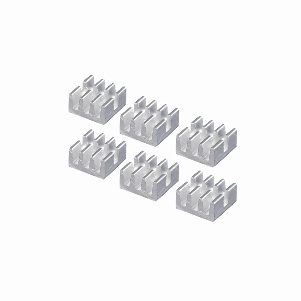 

40 Pieces LOT Mini 6.4mm x 6mm x 3.7m Aluminum Heatsink For MOS IC Chipset Chip Radiator
