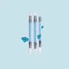 3Pcs Double Head Silicone Nail Art Brushes Crystal Rod Rhinestone  Carving Embossing Pen 3D Design Nail Art Tools 4