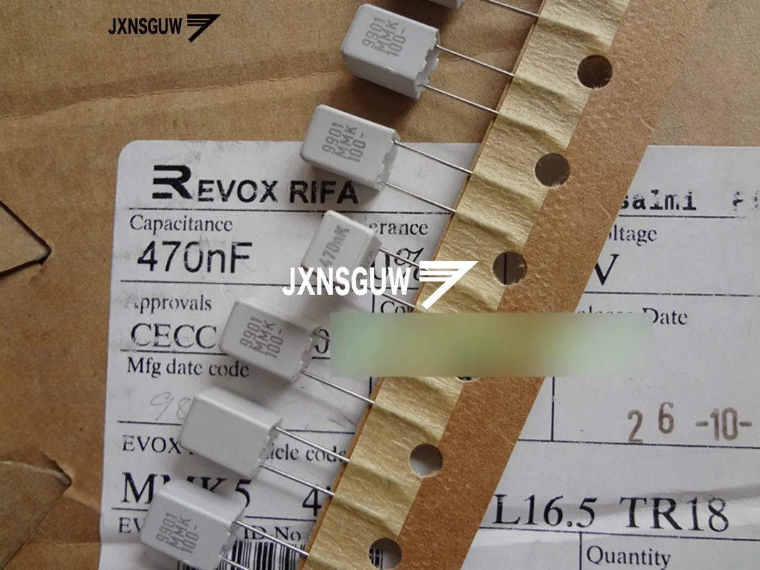 10 шт. новый оригинальный EVOX RIFA MMK5 0 47 мкФ 100V P5MM 474/100V пленочный конденсатор MMK 470N 474 |