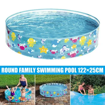 

Kids Family Swimming Pool Outdoor Water Play Center Round Pond Ball Pool L9