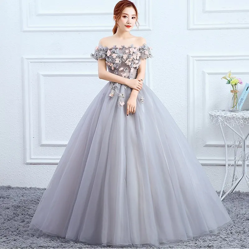 Vestidos Quinceanera 15 Anos бальные Платья пышные платья новое платье для выпускного вечера с аппликацией для вечерние платья с v-образным вырезом Vestido 0003