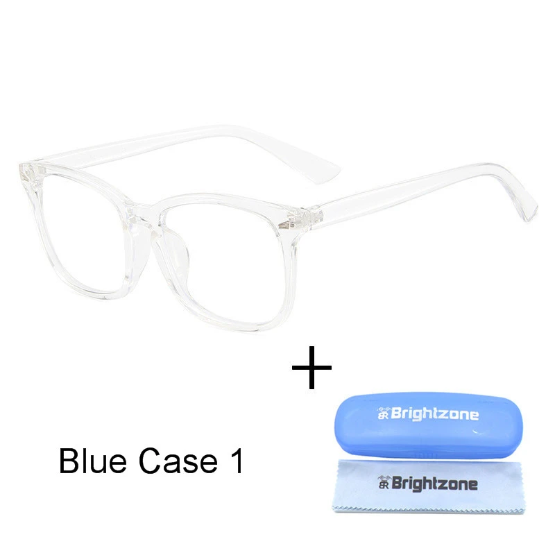 Clear Clear Case1 Антибликовыми свойствами светильник Блокировка UV400 с защитой от радиации игровой защита для мобильного телефона, очков компьютерные очки геймера очки для MenWomen - Цвет оправы: Clear Clear Case1